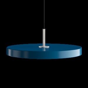 Umage - Pendel m/ ståltop - Asteria - Petrol blue - Medium Ø43 cm